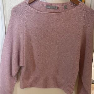 Vince Women's Soft Pink Crew Neck Sweater